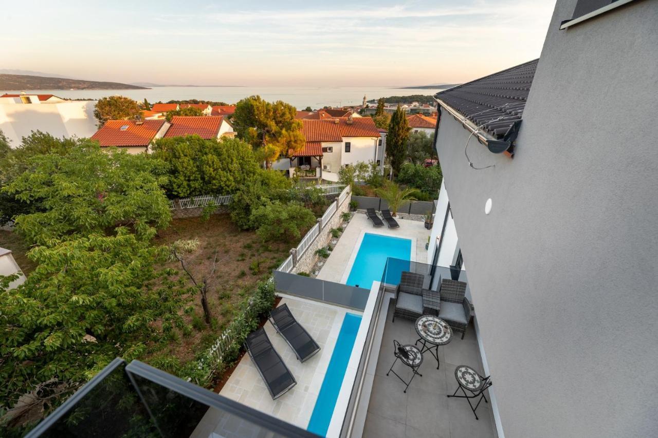 Luxury Villa Adria Apartments Krk Town Dış mekan fotoğraf