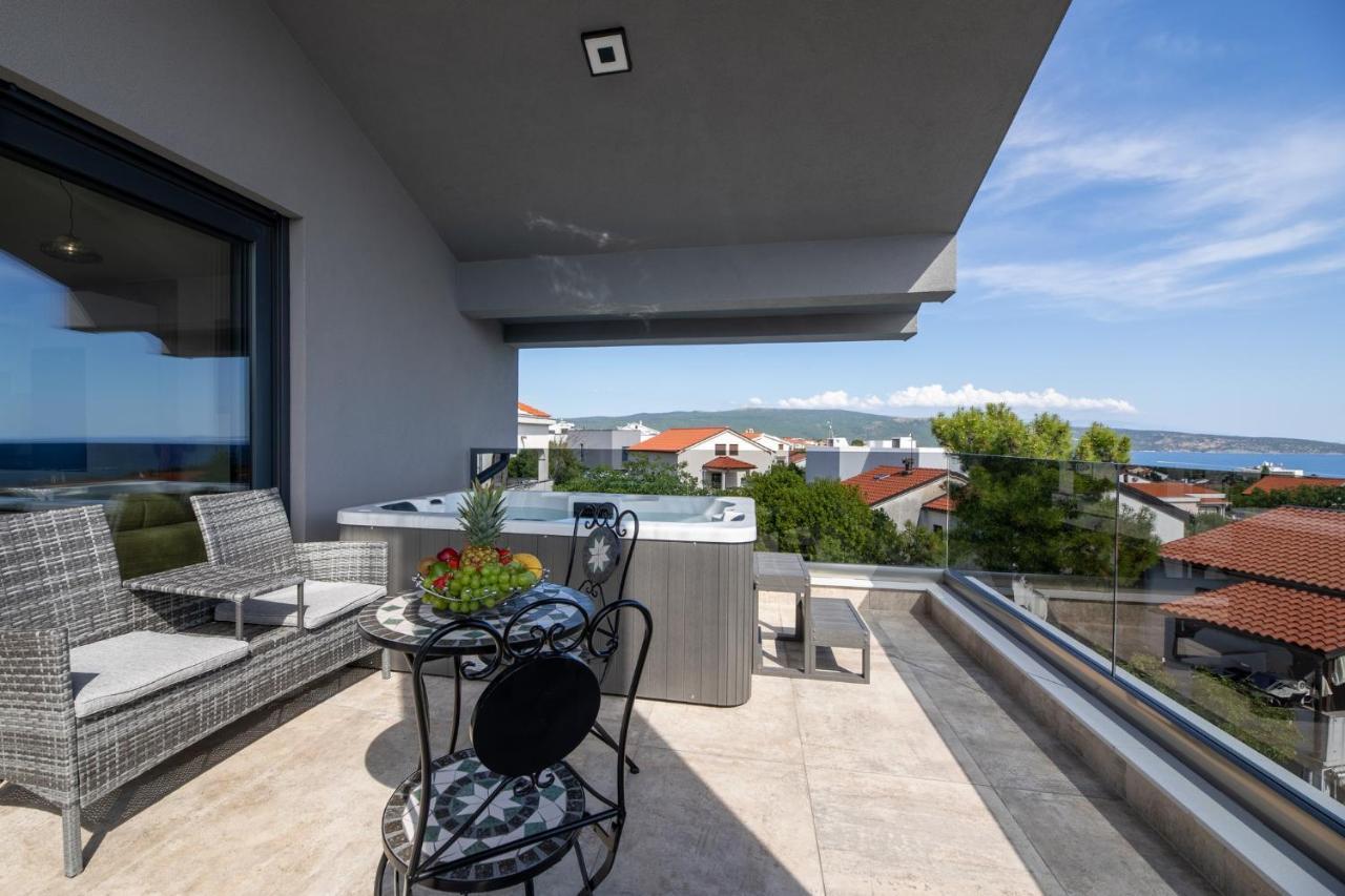 Luxury Villa Adria Apartments Krk Town Dış mekan fotoğraf