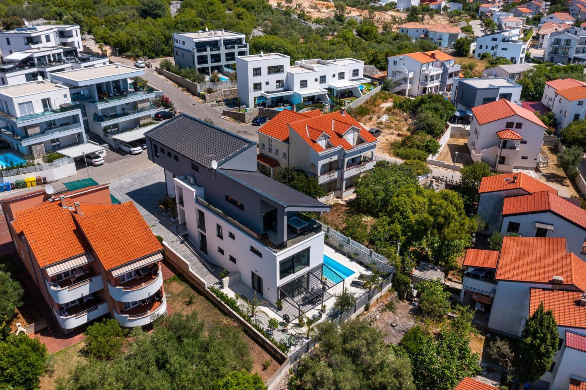 Luxury Villa Adria Apartments Krk Town Dış mekan fotoğraf