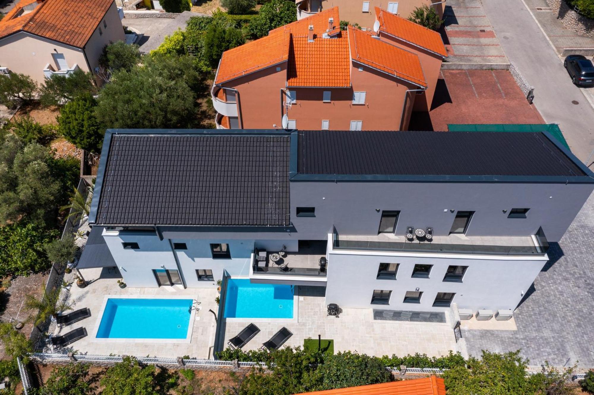 Luxury Villa Adria Apartments Krk Town Dış mekan fotoğraf