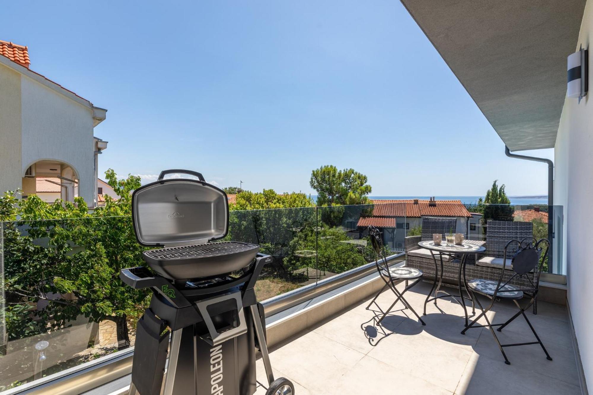 Luxury Villa Adria Apartments Krk Town Dış mekan fotoğraf