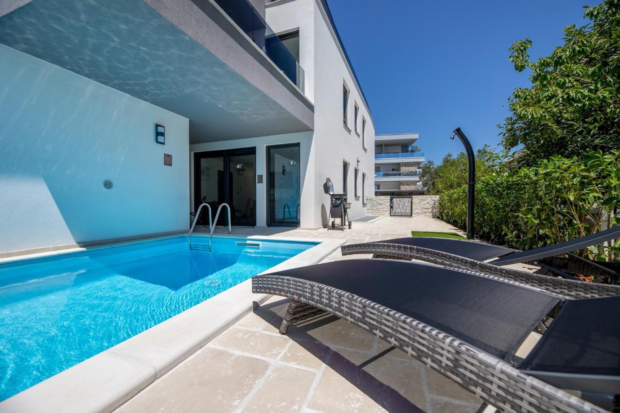 Luxury Villa Adria Apartments Krk Town Dış mekan fotoğraf