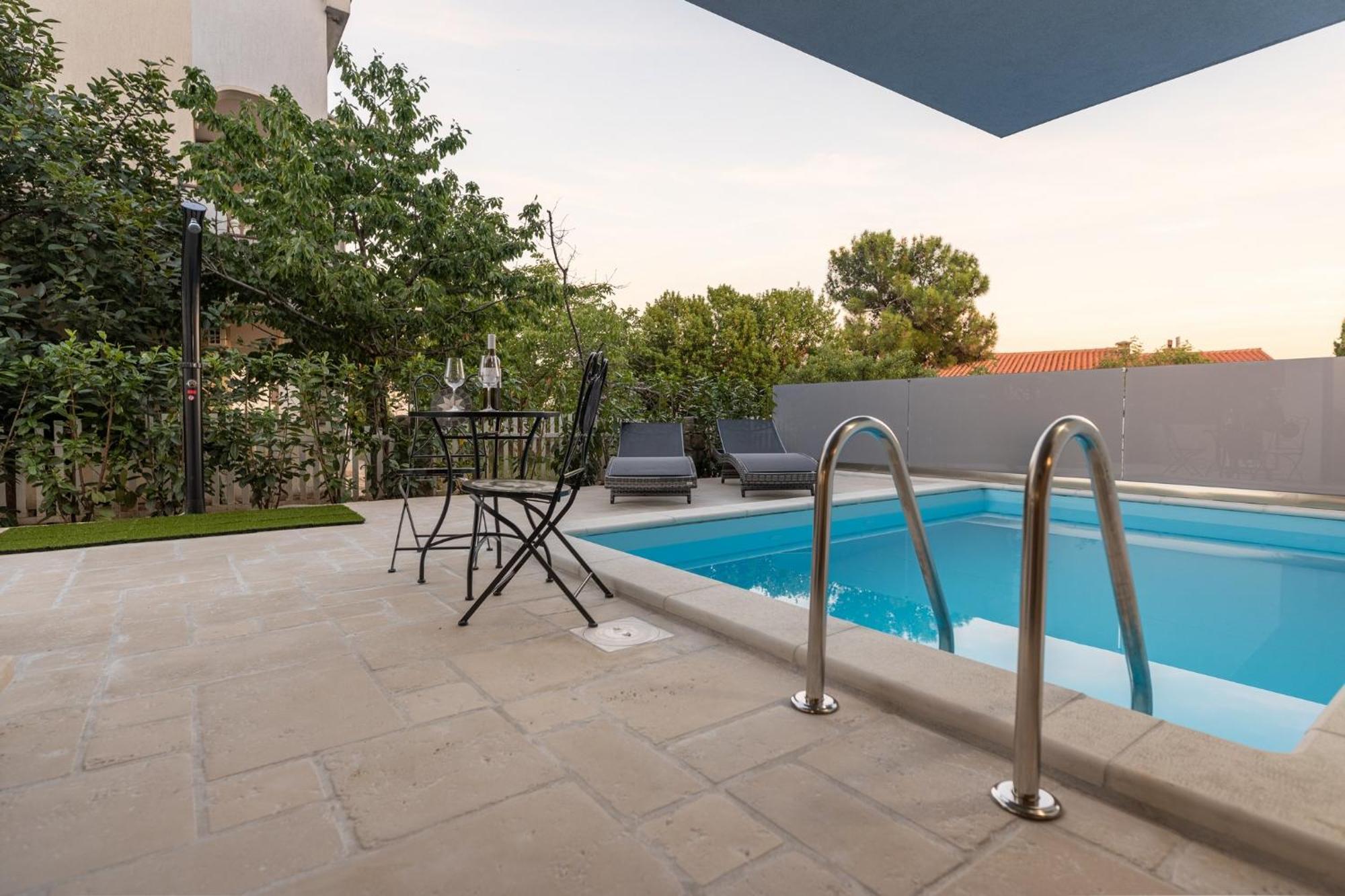 Luxury Villa Adria Apartments Krk Town Dış mekan fotoğraf