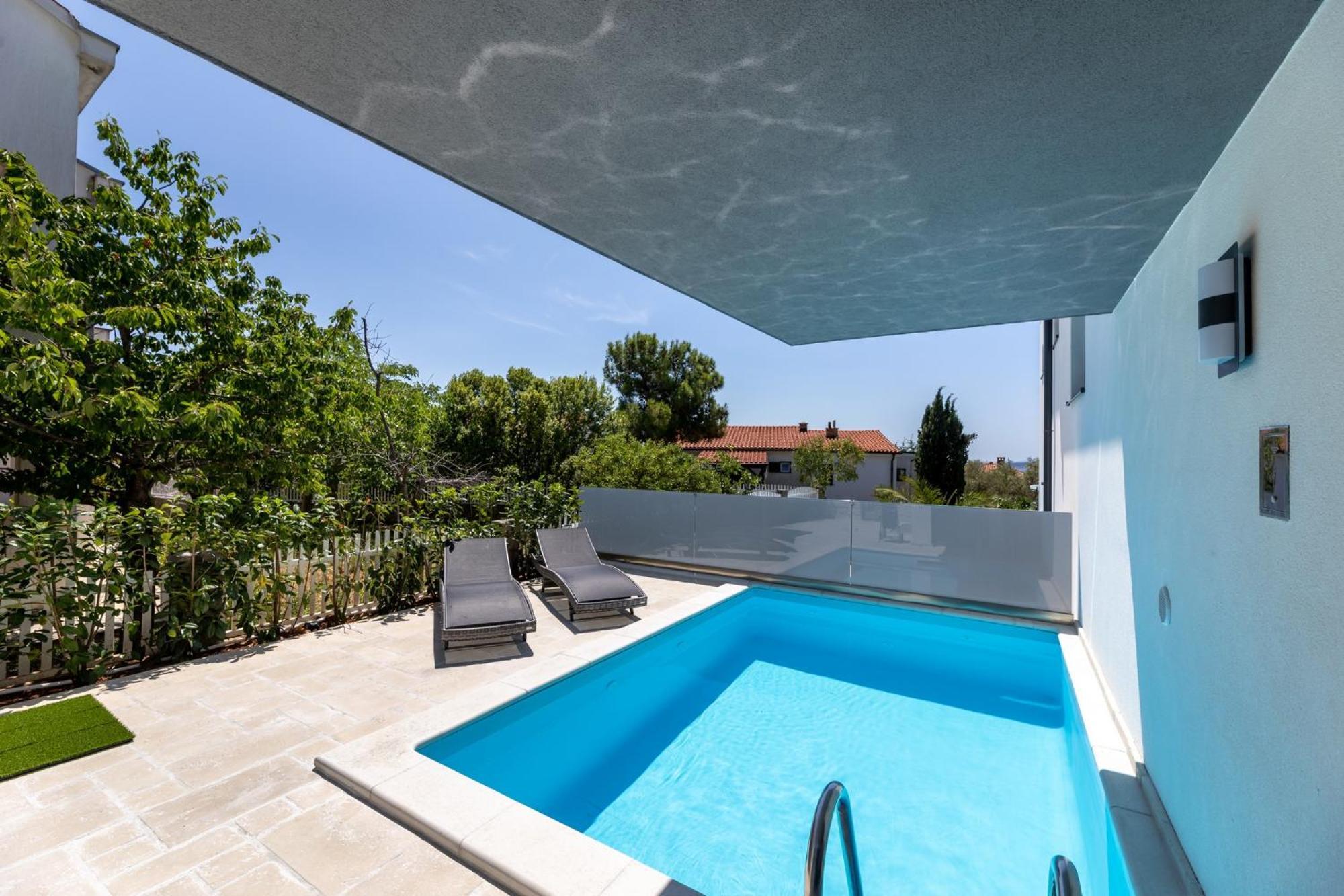 Luxury Villa Adria Apartments Krk Town Dış mekan fotoğraf